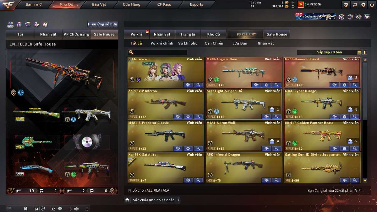 shop acc cf uy tin gia re